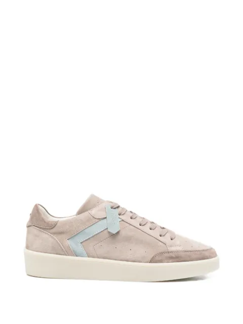Canali leather detail sneakers Neutrals 491214RB01269