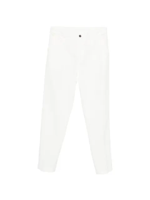 Eleventy elastic waist chino trousers White M75PANM01TET0M005
