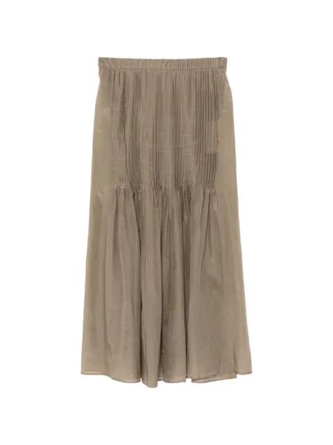 Lauren Manoogian pleated midi skirt Green HPS26B2680W212D2