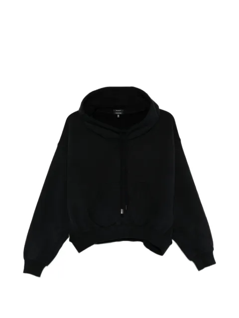 R13 drawstring hooded hoodie Black R13WK255