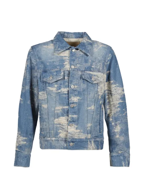 Taakk button-up denim jacket Blue TA26SSBL032ONEWASH
