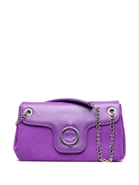 Poche Paris logo-debossed tote bag Purple ACWAYA500591