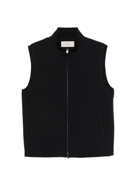 Agnona zip-up gilet Black TV11U1XU6020