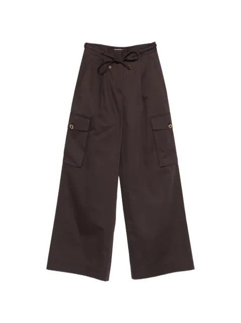 Agnona brown cargo pants Brown T71102YU2112