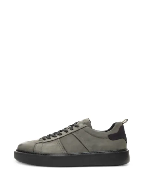 Poche Paris lace-up panelled sneakers Grey FMCONSTANT700250