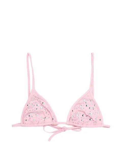Gimaguas Bella stud-embellished bikini top Pink BELLABIKINITOP