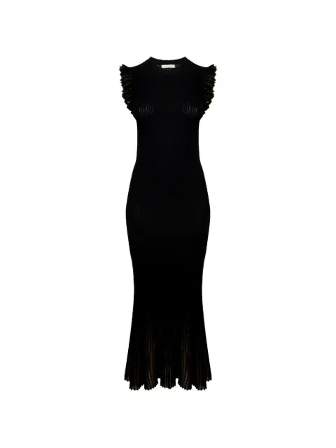 Ulla Johnson Noelle ruffled midi dress Black PS260722