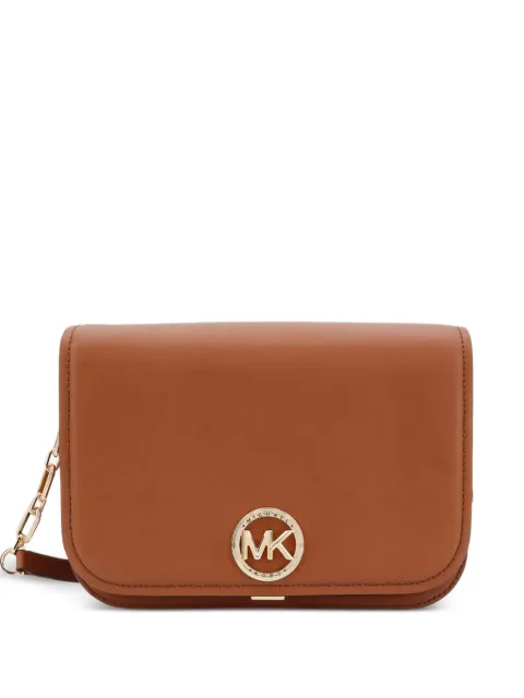 Michael Michael Kors chain detail logo shoulder bag Brown 30S4GD8M2L230