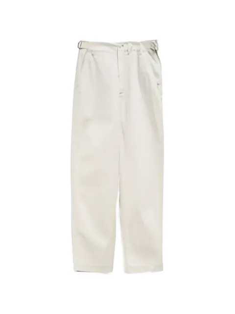 LEMAIRE tapered workwear pants in cotton twill Neutrals PA1289LF1531