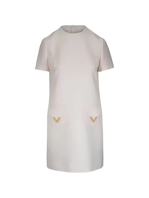 Valentino Garavani crepe mini dress Neutrals BVAJD51CF