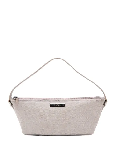Gucci Pre-Owned 2000-2015 GG Canvas Boat shoulder bag Purple WVMLNI77GZ18BFOU