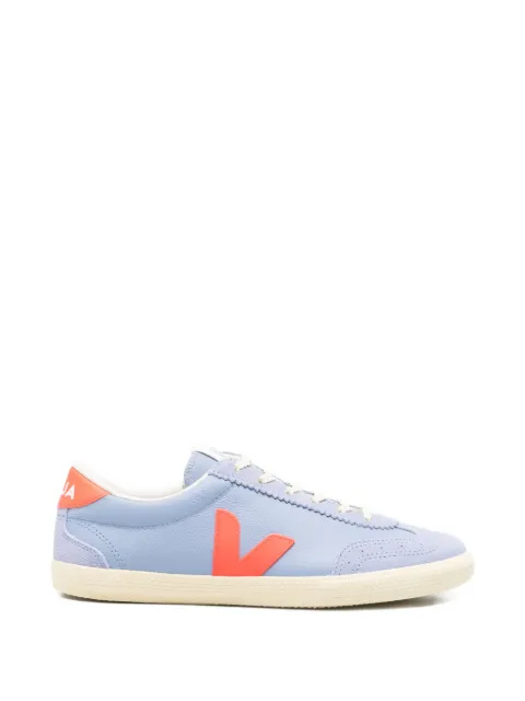VEJA logo-appliqué lace-up sneakers Blue VO2021432