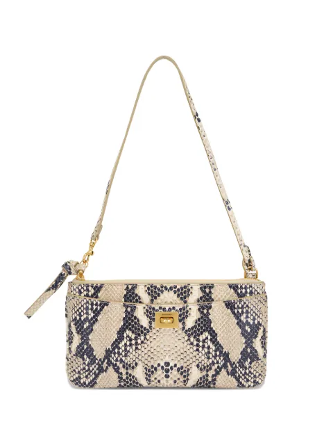 Balenciaga Rodeo phone snake-effect wallet Neutrals 8533952ACAM2417