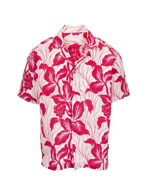 Orlebar Brown floral woven shirt White 281552