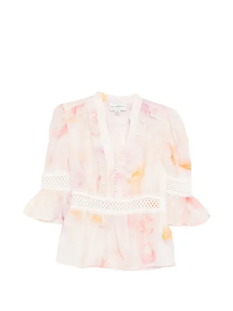We Are Kindred peplum-hem blouse Neutrals KIN5009R