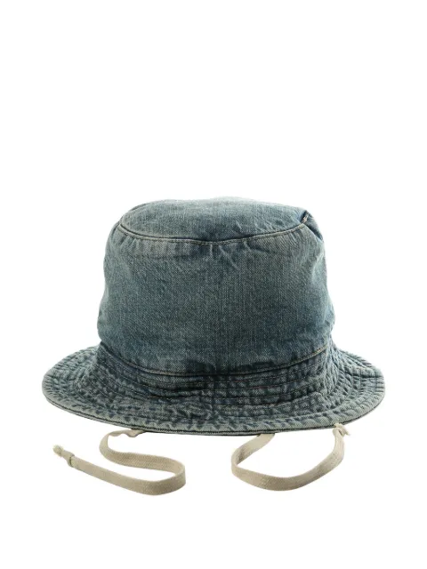 Rick Owens DRKSHDW Gilligan denim bucket hat Blue DA01F4479DWB