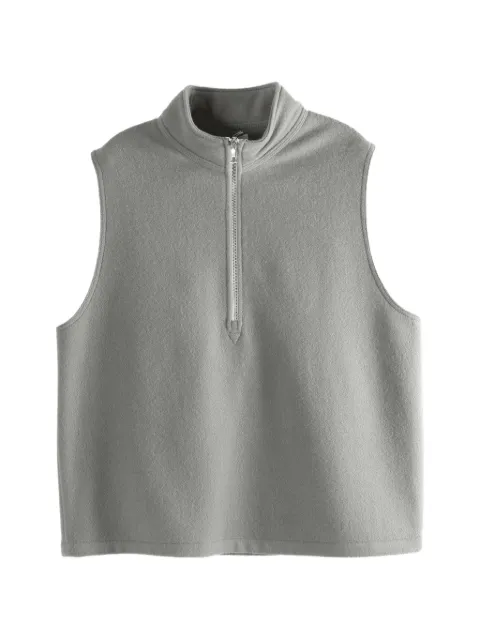 Rier zip-fastening sleeveless vest Grey NFL14