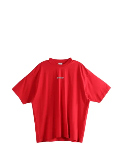 VETEMENTS printed drop-shoulder T-shirt Red ME76TR217R
