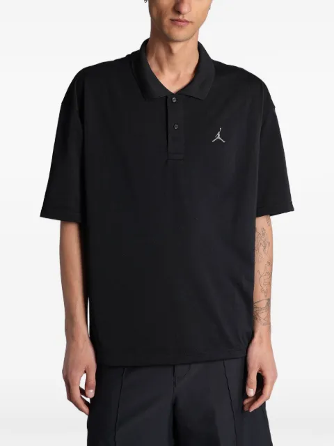 Nike Brooklyn embroidered polo shirt Black IB1041