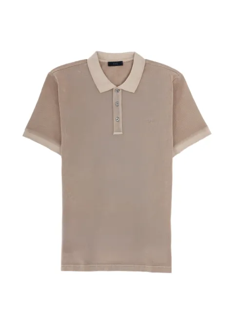 Fay short-sleeve polo shirt Grey NPMB252137TZEF