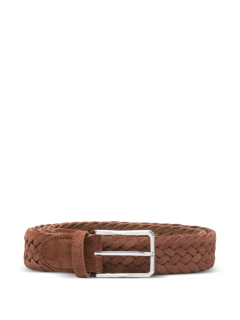 Canali braided belt Brown 50CKB00440