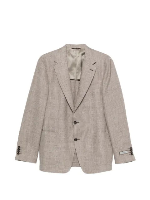 Canali button-fastening blaser Neutrals 24275CF02004