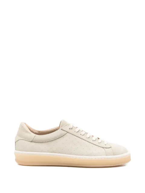 Eleventy quilted leather lace-up sneakers Green M77SCAM07SCA0M006