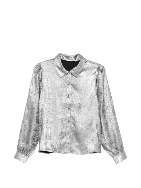 FRAME shiny staple blouse Silver WP26WBL019
