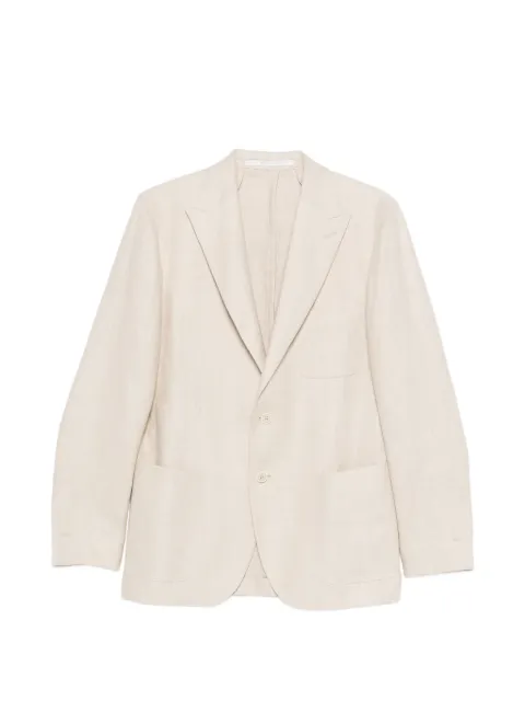 Eleventy single-breasted suit jacket Neutrals M75GIAK03TES0K031