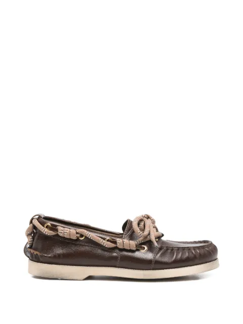 Golden Goose Cruise loafers in glossy dark brown leather Brown GWF00883F008318