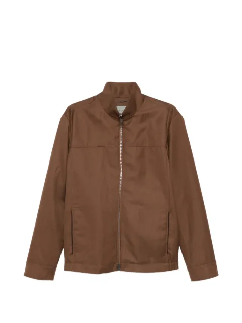 Canali zip-up shirt jacket Brown O41077SG03438