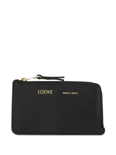 LOEWE grained-leather card holder Black C612Z40X01