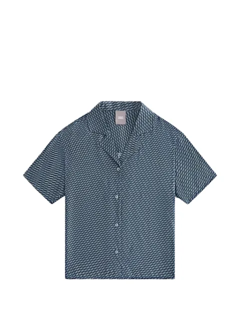 KITH Elena monogram camp shirt Blue KHW030292336