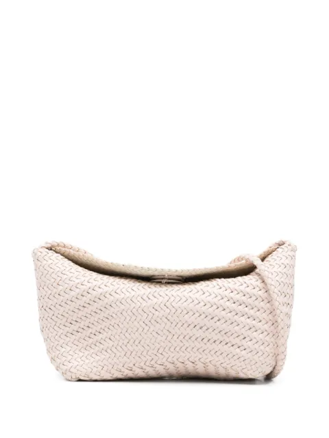 DRAGON DIFFUSION Corsina woven cross body bag Neutrals 8701
