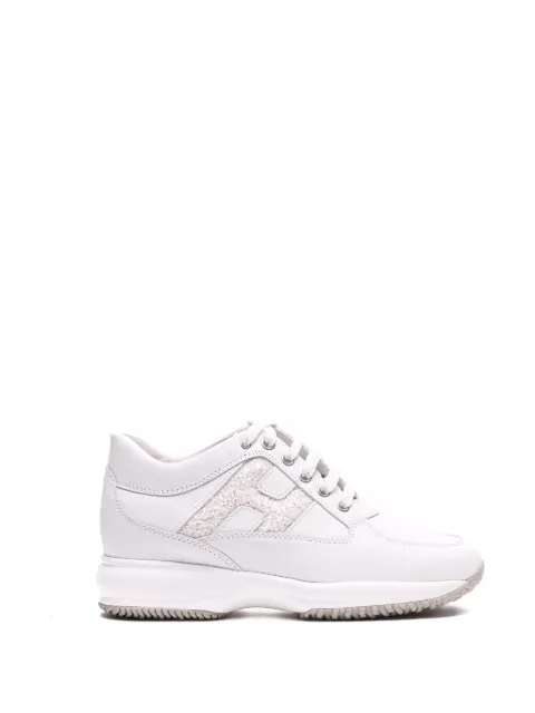 Hogan logo round-toe sneakers White HXW00N0S360UWP