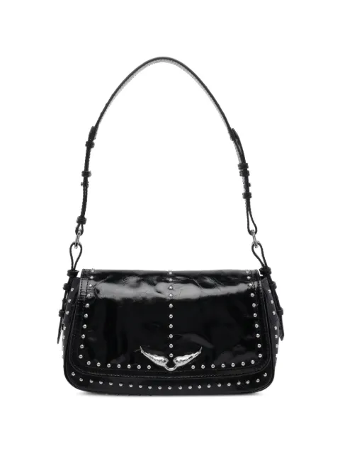 Zadig&Voltaire Le Zouzou studs shoulder bag Black LWBA04168