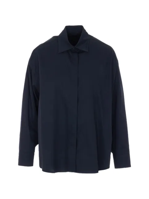 DONDUP button long-sleeves shirt Blue DC492CF0200VXXX