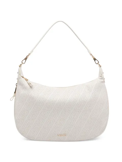 LIU JO logo-pattern shoulder bag White AA6134ES026X0459