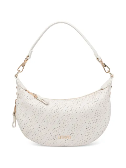 LIU JO removable-handle logo-patterned shoulder bag White AA6043ES026X0459