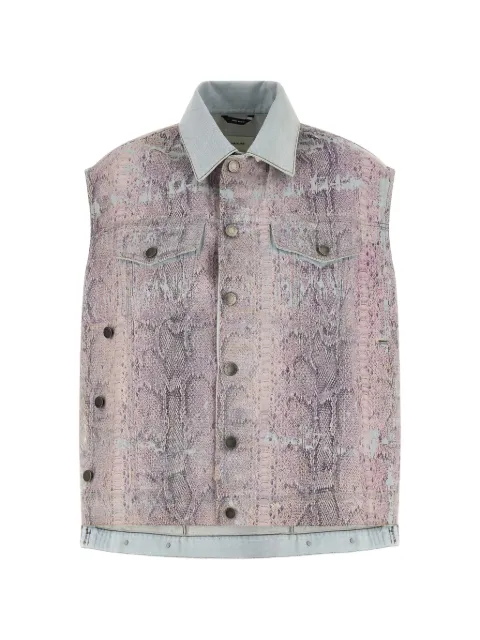 Haikure Janette denim vest Purple HEW09123DF193L0919L0919