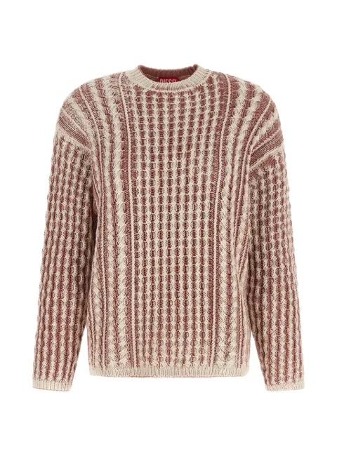 Diesel K-Moise striped knitted sweater Neutrals A214250GFCN33L