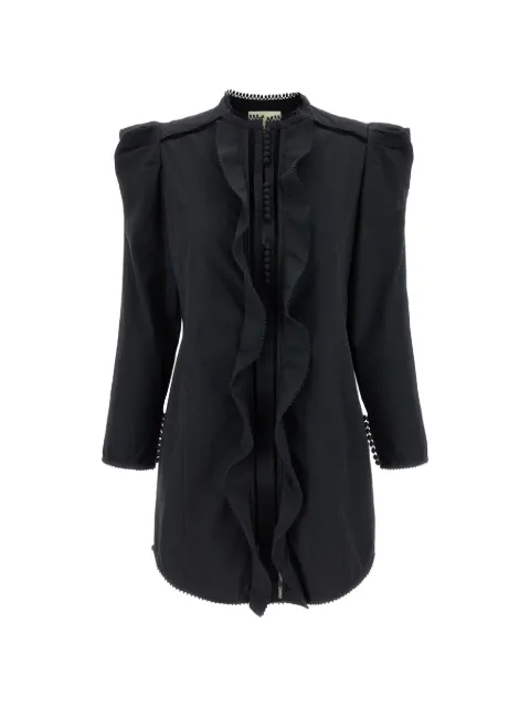 ISABEL MARANT Chantal ruffled mini dress Black RO0965FAD1I02I