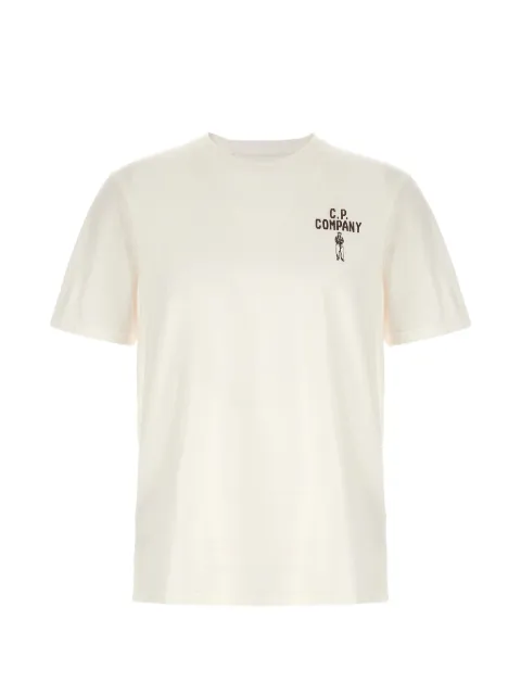 C.P. Company 30/1 jersey short-sleeve British Sailor T-shirt White 20CMTS174A110579W103