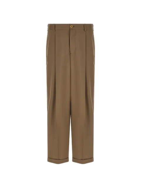 Marni pleated wide-leg trousers Brown PUMU0332U0UTW83900M10