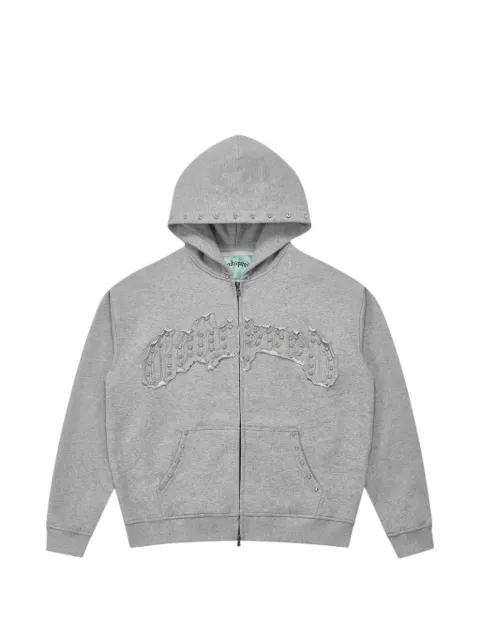 GODSPEED Symmetric Studded V2 hoodie Grey KN0XKR6T