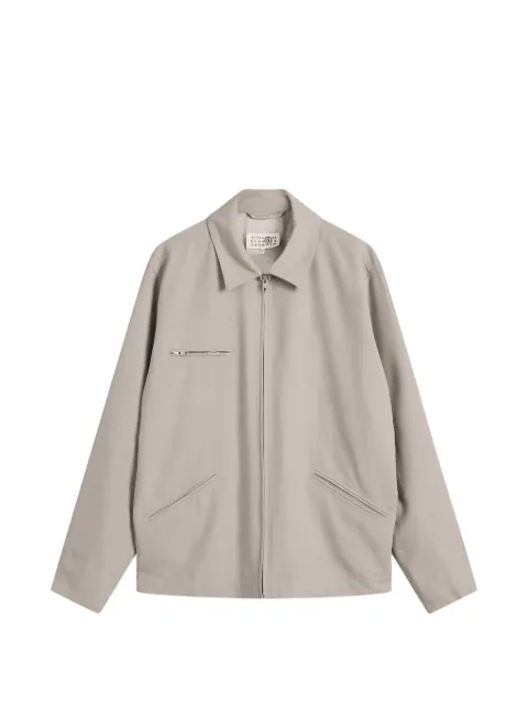MM6 Maison Margiela zip pocket jacket Grey SH0AM0069M35436