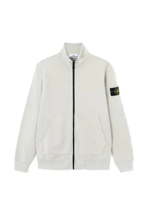 Stone Island 6100063 organic cotton fleece jacket Grey L1S156100063S0051