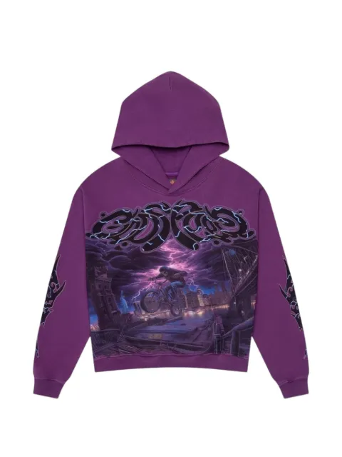 GODSPEED graphic hoodie Purple BB029IEJ