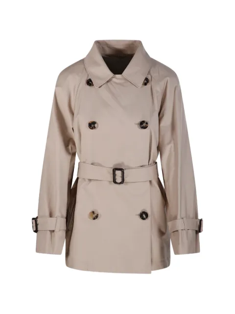 Max Mara Calle belted double-breasted trench coat Neutrals 2619021114600