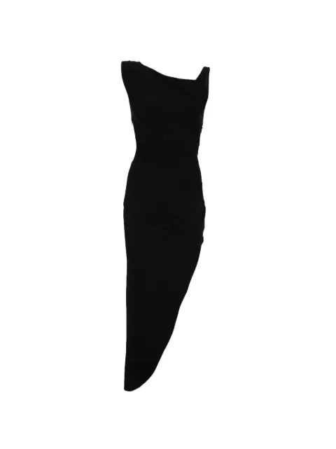 Elisabetta Franchi dress in crêpe jersey fabric with jewel strap Black AB90661E2